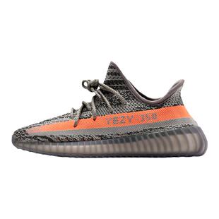 广椰子350正品灰橙条莆田官方旗舰店2024男女款休闲透气网面潮鞋