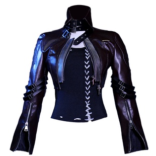 面包家安吉尔cos服无期迷途cosplay假发衣服鞋子机车皮衣帅气