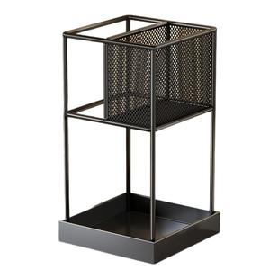 家用雨伞收纳架夹缝雨伞放置架酒店大堂铁艺沥水架入户门口置物架