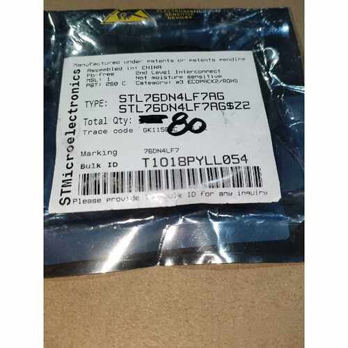 询原装STL76DN4LF7AG丝印76DN4LF7VD