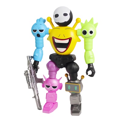 节奏盒子机器人手办玩具