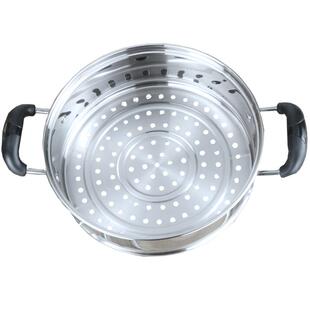 金石城兴蒸格蒸笼不锈钢家用蒸屉圆形蒸架蒸饭格子蒸包子蒸锅蒸笼