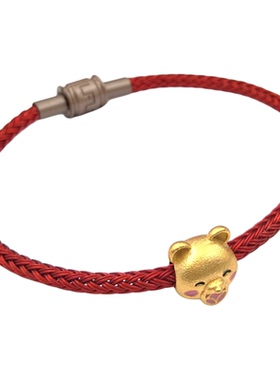 沙金首饰品十二生肖蛇年Q萌配饰