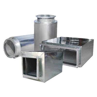 定制风机消声器不锈钢/镀锌降噪消音箱新风静压隔音空调排风管道