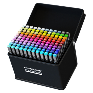 法卡勒马克笔三代软头EF102肤色FINECOLOUR 3代双头彩笔动漫酒精油性绘画彩笔专业美术480色可选官方正品