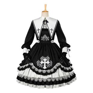 【优派瑞】永生之夜 OP 原创Lolita现货洋装哥特修女洛丽塔连衣裙