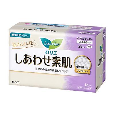 进口日本花王乐而雅卫生巾透气轻薄零触感日用系列贴身防漏姨妈巾