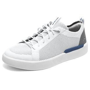 Skechers斯凯奇夏季男子白色板鞋舒适透气百搭休闲鞋平底鞋阿甘鞋
