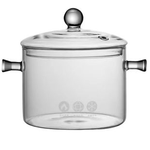 高硼硅玻璃锅耐高温奶盅小瓦罐电陶炉专用煮红酒熬中药炖汤碗