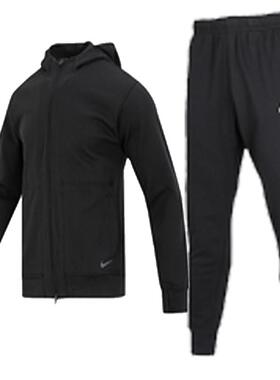 两件套 nike耐克舰店男装套装24夏季运动服中年休闲跑步运动套装