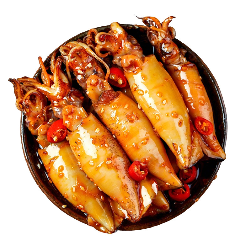 麻辣海兔即食捞汁小海鲜鱿鱼零食