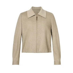 【美丽诺羊毛】ELSEWHERE珂思商场同款短款工装外套女25秋季新款