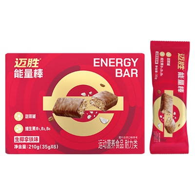 蒙牛迈胜生椰拿铁运动能量棒