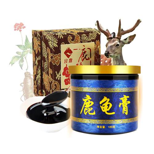 宜露鹿龟膏龟鹿二仙胶二仙丸膏有阴有阳正品高纯度梅花鹿膏口服液