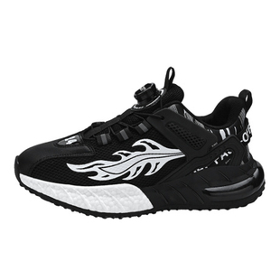 真维斯男鞋春季透气网面旋钮扣男士运动休闲跑步减震软底老爹潮鞋