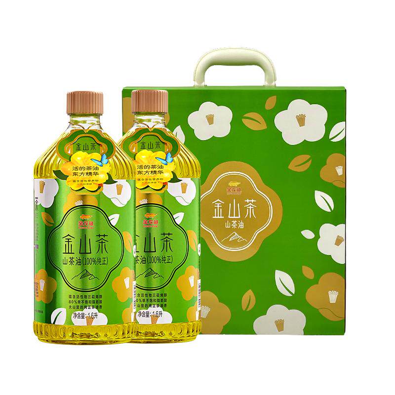金山茶山茶油纯正1.6L*2礼盒装