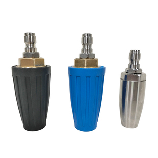 清洗机高压喷头 洗车水枪陶瓷芯纯铜莲花清洗枪头 360°旋转喷嘴