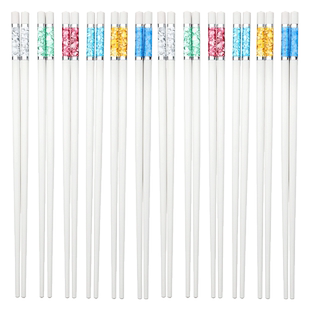 筷子家用高档一人一色分人合金快子防霉防滑耐高温家庭分餐轻奢风