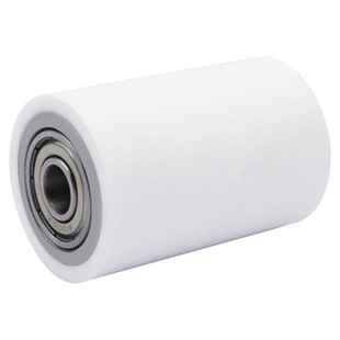 现货硬度50硅胶胶辊无动力包胶滚筒配双轴承滚轮耐磨耐高温从动轮