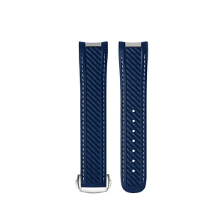 适用于欧米茄海马150橡胶表带原装世界时胶带GMT 300 600手表带男