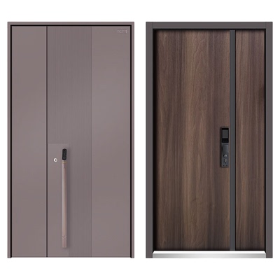 星月神铸铝门钢木门一门一景