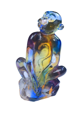 琉璃十二生肖全套招财猴生肖猴子摆件工艺品高档家居装饰生日礼物