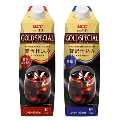 UCC悠诗诗特选冰咖啡饮料1L