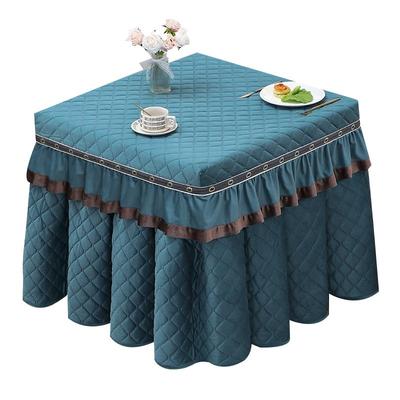 加绒加厚烤火桌子罩套高级感