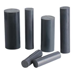 实心圆柱PVC棒UPVC棒料耐酸碱棒高硬度硬塑料棒聚氯乙烯灰色进口