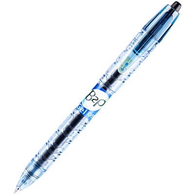 日本pilot百乐矿泉水笔0.5美版宝特瓶透明B2P按动中性笔高颜值