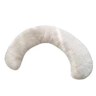 新款真獭兔毛领子公主领圆领整皮真皮秋冬季保暖大衣假领子围脖女