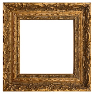 金泰凡古典金色实木画框做旧金箔装饰外框空框欧式窄边相框可定制