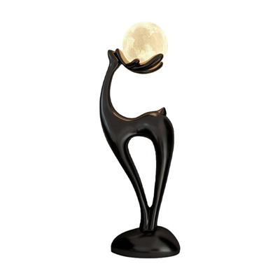 福鹿相伴落地摆件初晨