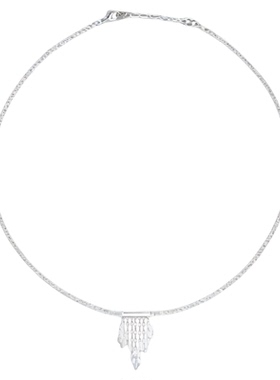 HERBE合璧 白沙波光流苏吊坠项链轻盈灵动简约日常通勤百搭女款