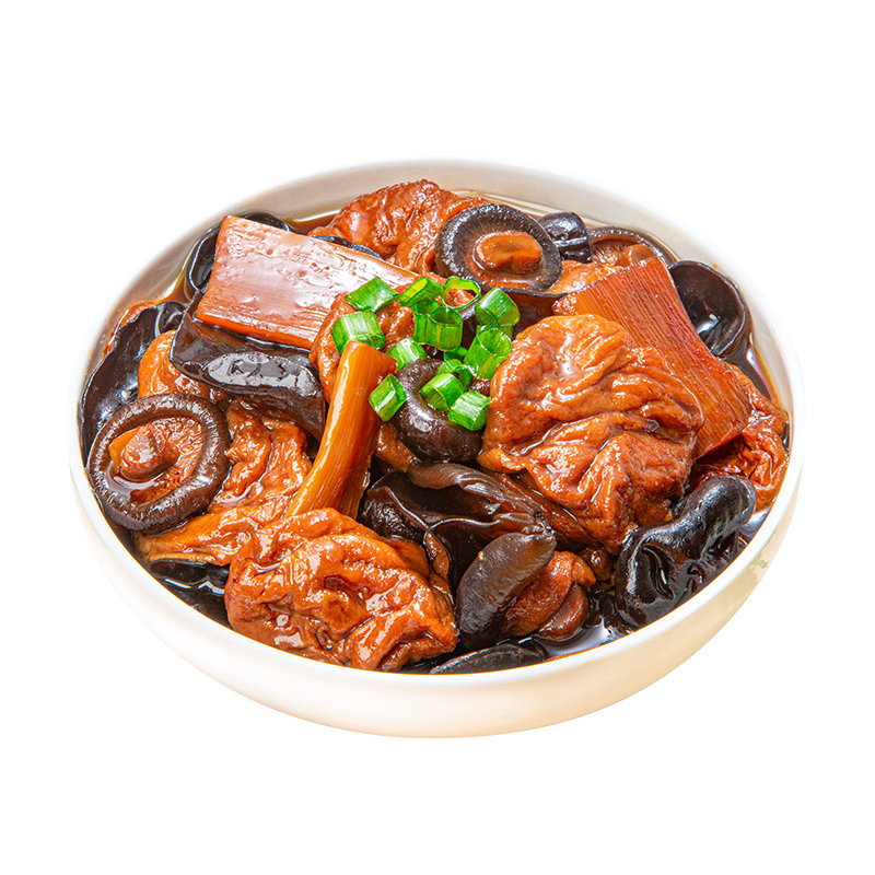 鹿有有香菇油面筋老上海本帮特产熟食凉菜浇头半成品素食小吃即食