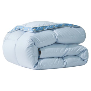 罗莱儿童95鹅绒被子冬被羽绒被芯宝宝四季通用a类全棉可水洗保暖