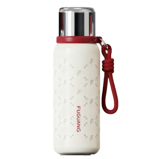 富光保温杯316L不锈钢真空杯便携提绳运动学生水杯子双盖车载水壶