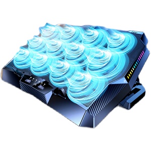 笔记本散热器电脑底座制冷降温支架风扇水冷压风式游戏本专用风压抽风式静音手提适用于联想拯救者外星人华硕