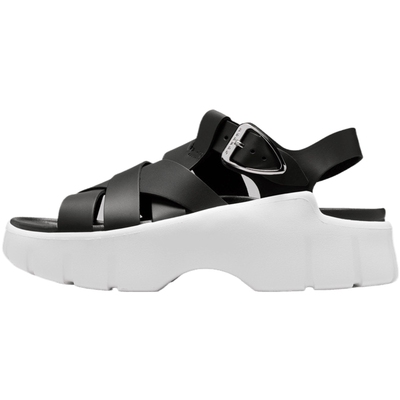 NIKE耐克女子JORDAN WILLOW厚底增高皮面沙滩运动凉鞋IB8841-001
