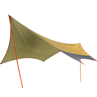 vidalido户外超大涂银天幕帐篷防紫外线沙滩凉棚遮阳棚野营烧烤