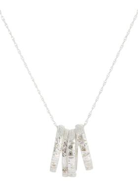 Nuef 《幸福四重奏》古希腊诗文四环堆叠套戒组合