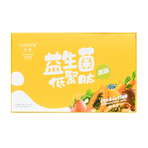 【送食谱】颜春堂泉色鲜果俏水果酵素果冻升级版益生菌低聚肽魔娅