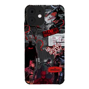 美式漫画风DC蝙蝠侠手机壳适用于iPhone15pro苹果14plus小米14红米K70三星s23华为p50硅胶全包mate60/iqoo9