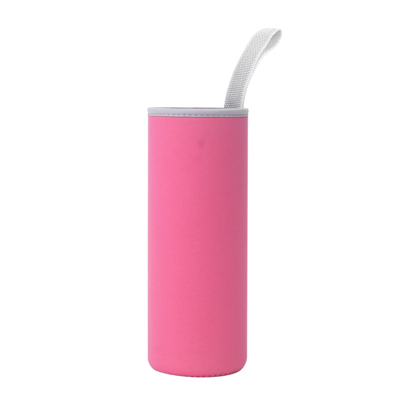 杯套 保护套 通用保温杯玻璃杯隔热防烫带提绳水杯套 350ml-500ml