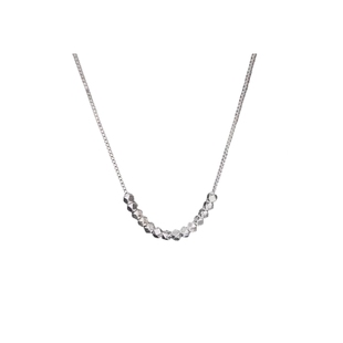 990银碎银几两项链女小众设计感轻奢2025新款爆款锁骨颈链饰品