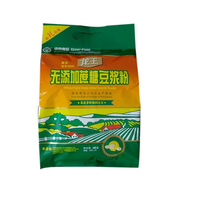 龙王豆浆粉600g/袋原味速溶冲饮商用家用豆粉独立小包装30*20包