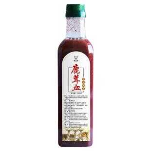 鹿茸血吉林梅花鹿乡加酒保鲜浓度高新鲜鹿心鹿鞭纯血用正品500ml