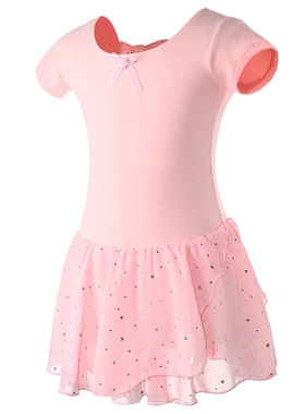 女童练功舞蹈服幼儿亮片芭蕾裙