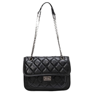 菱格链条包包女包2025新款通勤小众设计单肩包高级质感斜挎小方包