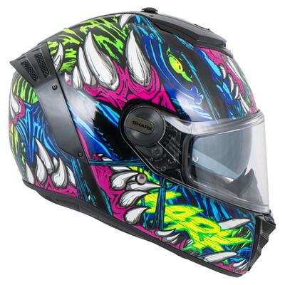 法国Shark鲨鱼头盔Spartan RS斯巴达全盔个性骑行双镜片防雾头盔